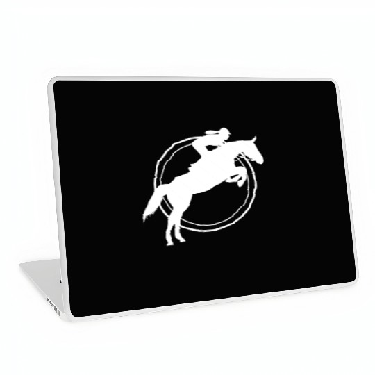 Show Jumping Western Laptop Skins
