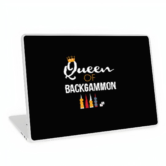 Queen of Backgammon Laptop Skins Board Game Backgammon