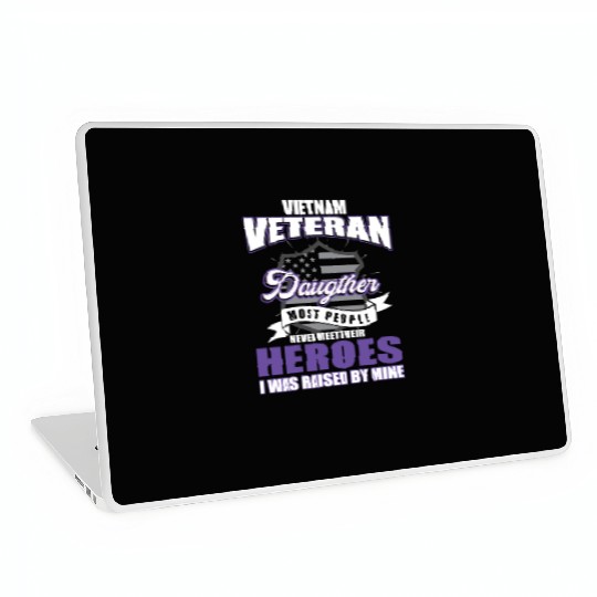 Vietnam Veteran, gift, birthday, heroes Laptop Skins