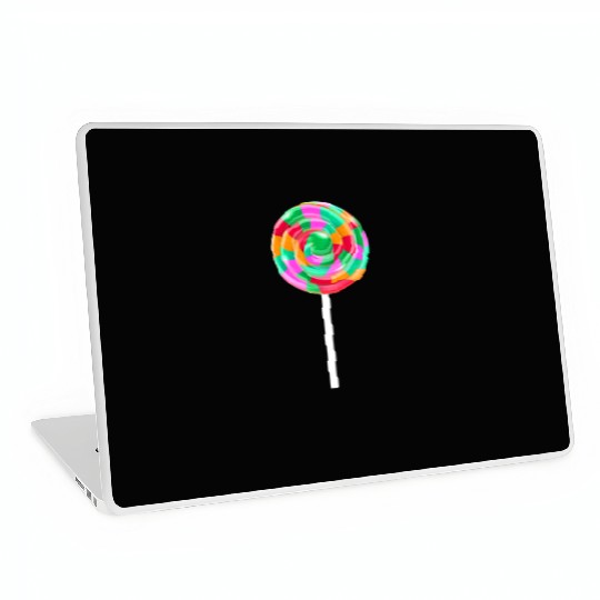 Lollipop Stick Swirl Sweet Candy Laptop Skins