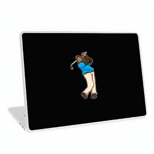 Golf Golfer Bigfoot Sasquatch Gift Laptop Skins
