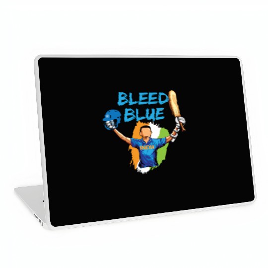 Indian Cricket Team Supporters Bleed in Blue Laptop Skins