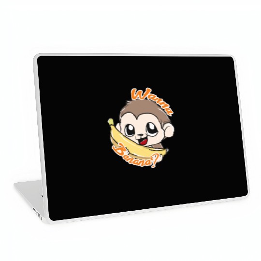 Monkeys Banana Laptop Skins