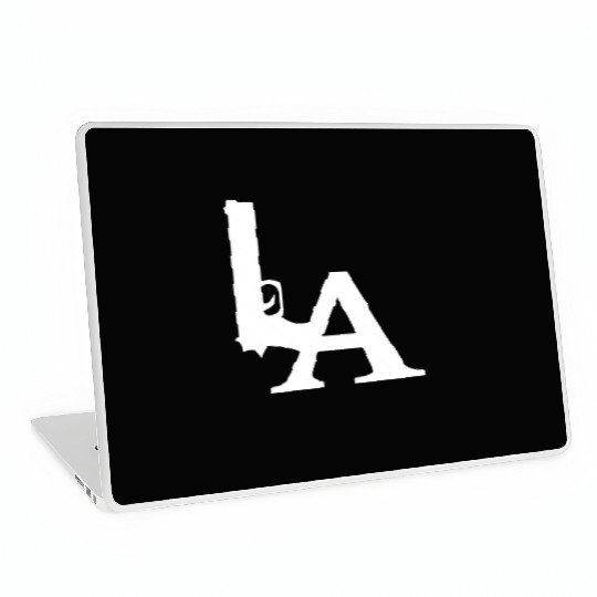 LA Dodgers Gun Los Angeles Hollywood California Laptop Skins