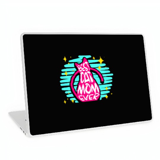 Cat Mom Laptop Skins