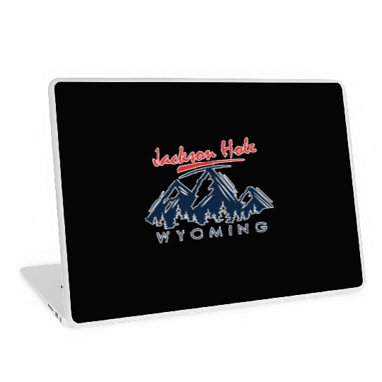 Jackson Hole Wyoming Laptop Skins Vintage City Retro Tshi