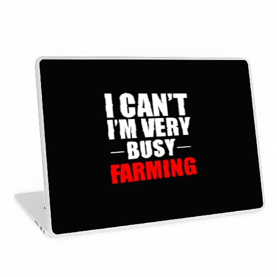 Farmer Farming Farm Gift Laptop Skins