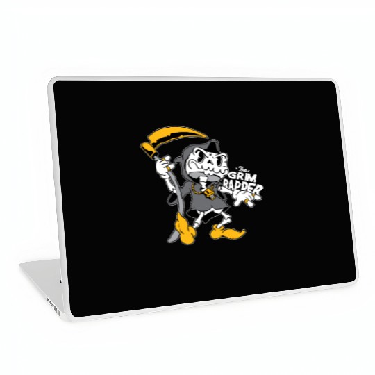 The grim reaper Laptop Skins funny the grim rapper