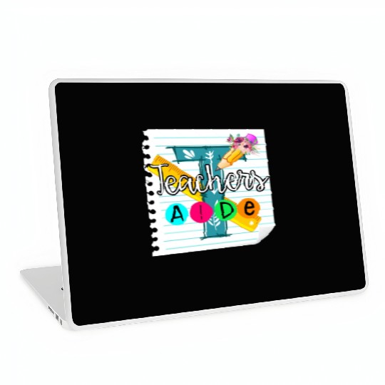 Teacher's Aide Laptop Skins Teacher Assistant Gift