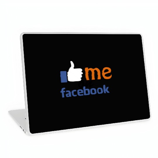 like me on facebook Laptop Skins