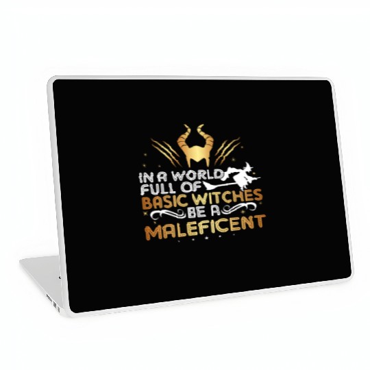 Halloween Scary Costume Witches be a Maleficent Laptop Skins