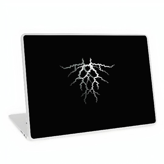 pattern lightning thunder weather storm storm elec Laptop Skins