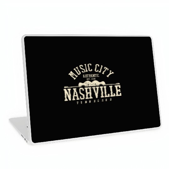 Nashville Guitar Country Music City Tennessee Gift Laptop Skins