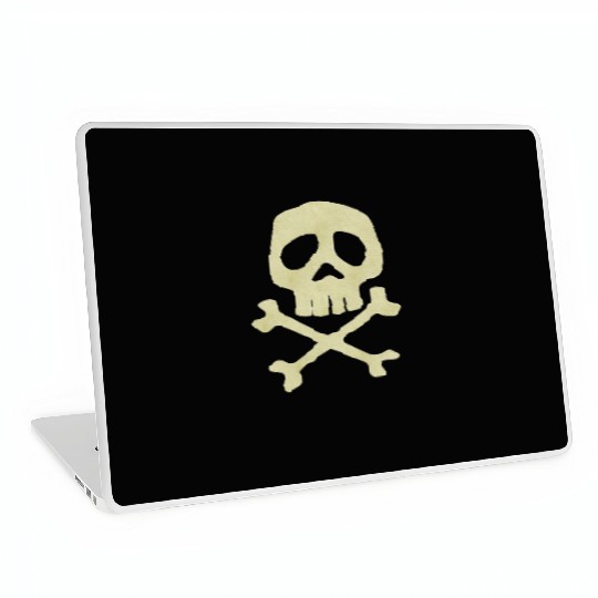 Misfits Style Captain Harlock Skull Crossbones Laptop Skins