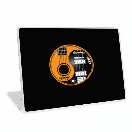 Guitar Ying Yang Laptop Skins