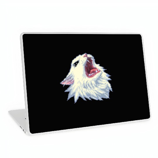 8 bit Screamin Thurston the Cat meme 2 Laptop Skins