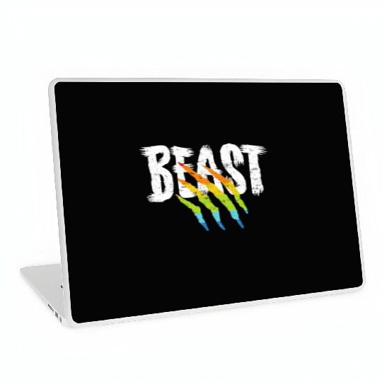 LGBT Rainbow Flag Beast Laptop Skins