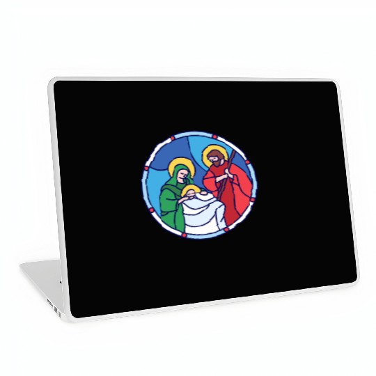 Josef Maria Jesus Jesus birth Bethlehem Christmas Laptop Skins