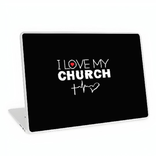 I Love My Church Laptop Skins