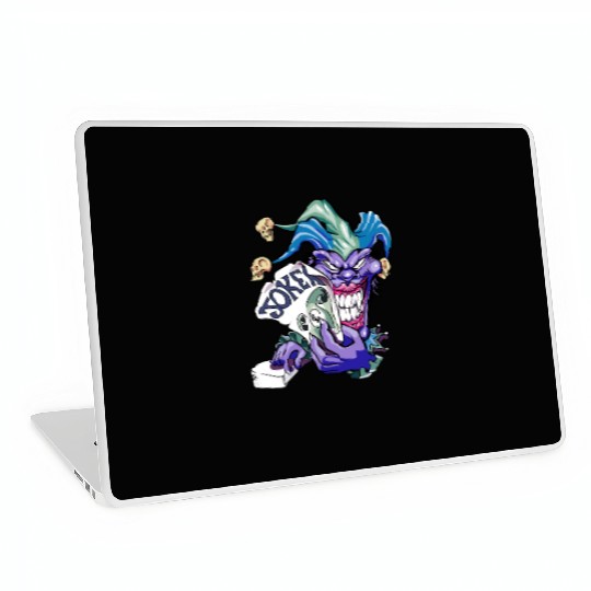 Joker with cards Laptop Skins