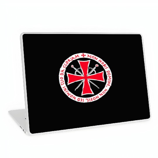 Knights Templar Cross Seal Laptop Skins