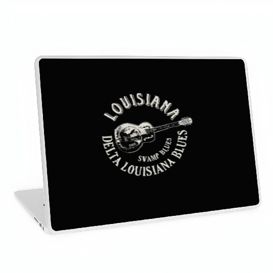 Louisiana Delta Blues Swamp Blues Guitar Laptop Skins
