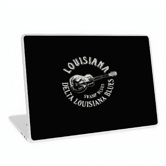 Louisiana Delta Blues Swamp Blues Guitar Laptop Skins