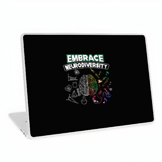 Embrace Neurodiversity Brain Voice Laptop Skins