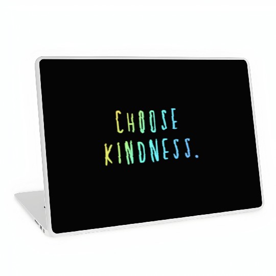Choose Kindness Cool Colors Ombre Laptop Skins