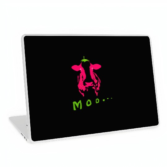 Strawberry cow, Strawberry cow pink, pink cow Laptop Skins