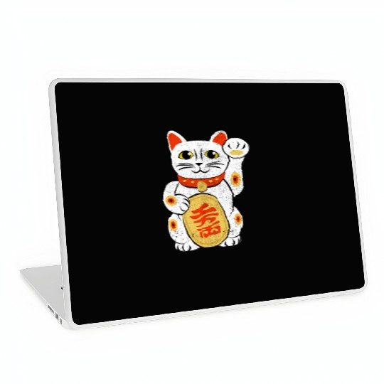 Japan Lucky Cat Japanese Maneki Neko Good Luck Cha Laptop Skins