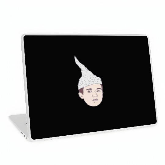 Conspiracy Theorist - Tin-Foil Hat Kid - Hoax Laptop Skins