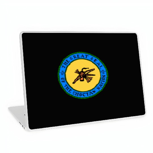 Choctaw Nation Flag Seal Choctaw Laptop Skins