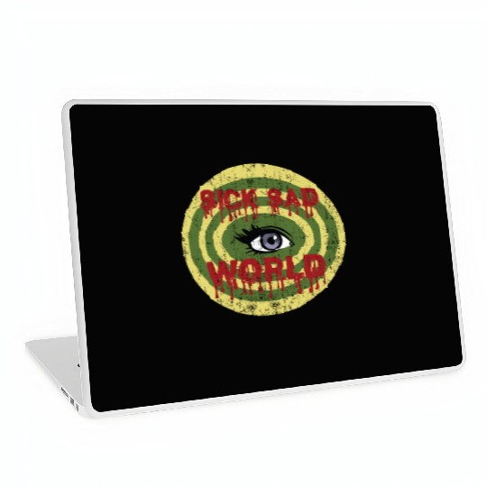 Daria Sick Sad World Drippy Text Eye Logo Laptop Skins
