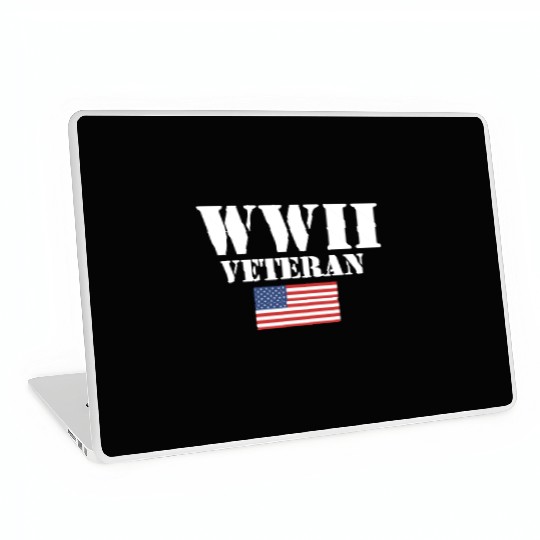 American Patriot Wwii Veteran Military World War 2 Laptop Skins