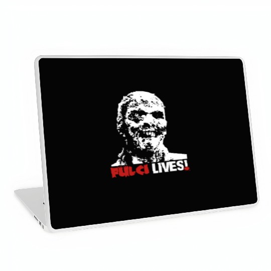 Fulci Lives Zombie Italian Horror Movie Fan Laptop Skins