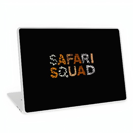 Safari Squad Family Vacation African Animal lover Laptop Skins