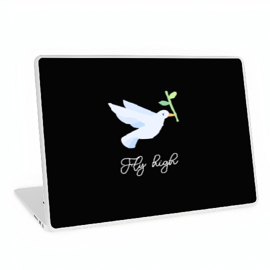 Birds Bird Lover Flying Freedom Peace Laptop Skins