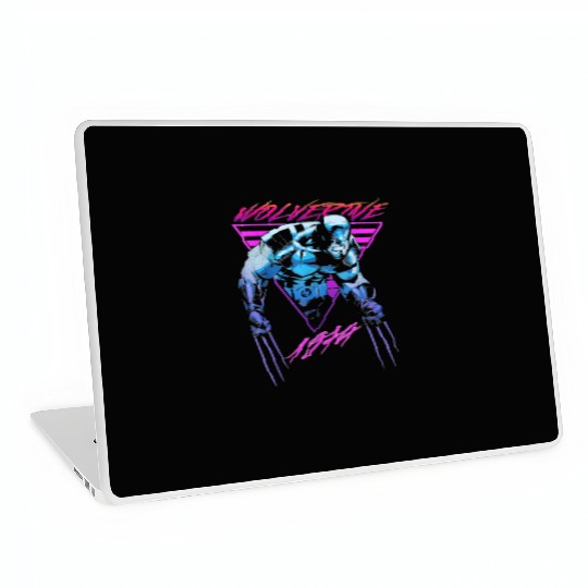 M-a-r-v-e-l W-o-l-verine Neon Retro Logan Graphic Laptop Skins
