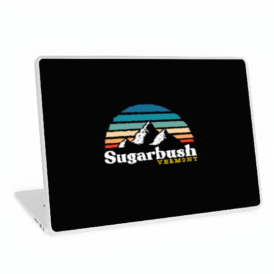 Sugarbush Vermont Usa Ski Resort 1980S Retro Laptop Skins