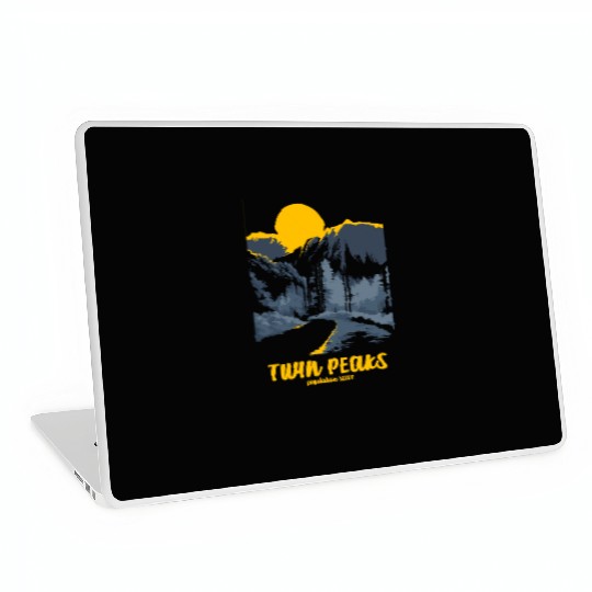 Twin Peaks Welcome To Twin Peaks Poster Laptop Skins