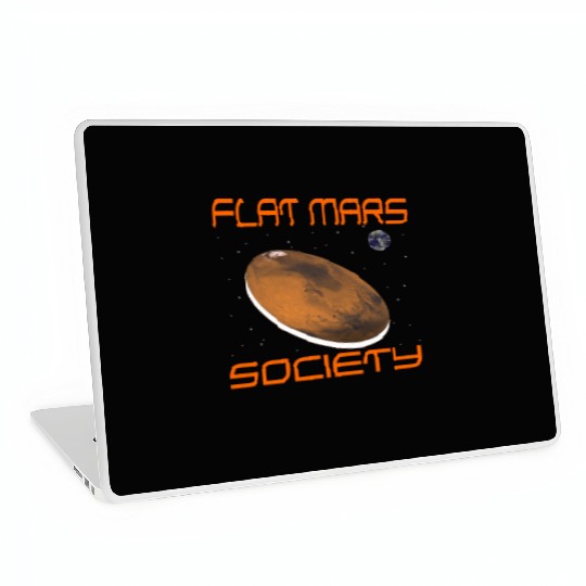 Flat Mars Society Laptop Skins