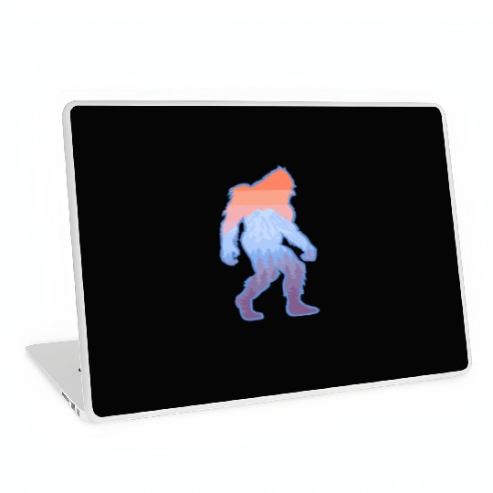 Mt Rainier Bigfoot Sasquatch Laptop Skins
