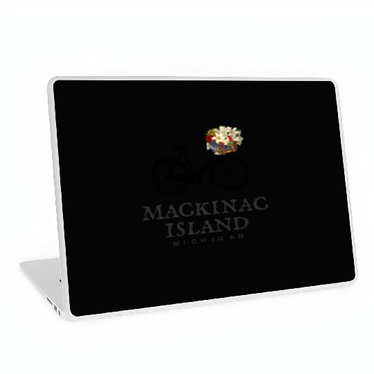 Mackinac Island Bike Michigan Laptop Skins