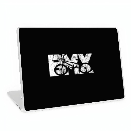 Cool Vintage Bmx Bike Fan Laptop Skins Racing Gift Boys