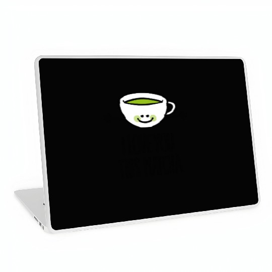 I love you this matcha kawaii cute green tea pun Laptop Skins