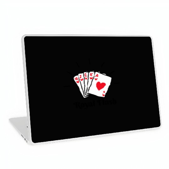 Royal Flush Poker Laptop Skins