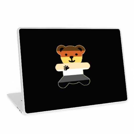 Bear Brotherhood Flag Bear Gay Pride graphic Laptop Skins