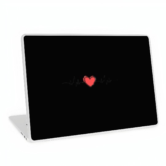heart beat Laptop Skins