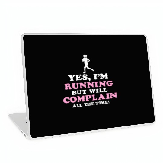 I Hate Running Complain All The Time Laptop Skins